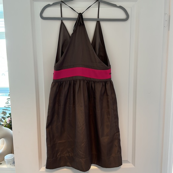 Mini A line party dress size S grey and pink - Picture 6 of 9